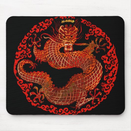 Drache-König Mousepad (Vorne)