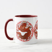 Drache-König Red Mug Tasse (Links)