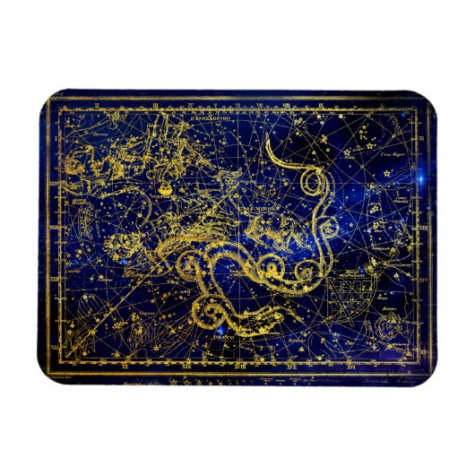 Drache-Konstellation Magnet (Horizontal)