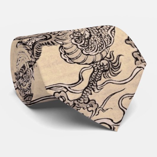 Drache-Krawatte Krawatte (Gerollt)