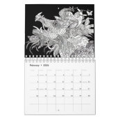 Drache-Kunst-Kalender Kalender (Feb 2026)