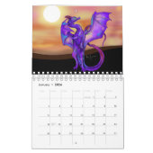 Drache-Kunst-Kalender Kalender (Jan 2026)
