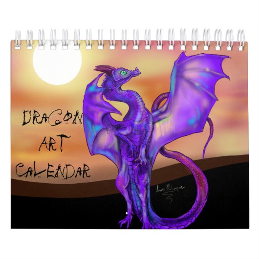 Drache-Kunst-Kalender Kalender (Titelbild)