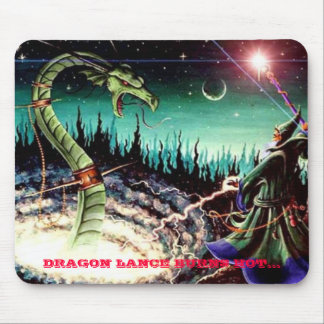 DRACHE-LANZE BRENNT HEISS… MOUSEPAD