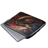 Drache Laptopschutzhülle (Vorne Knopf)
