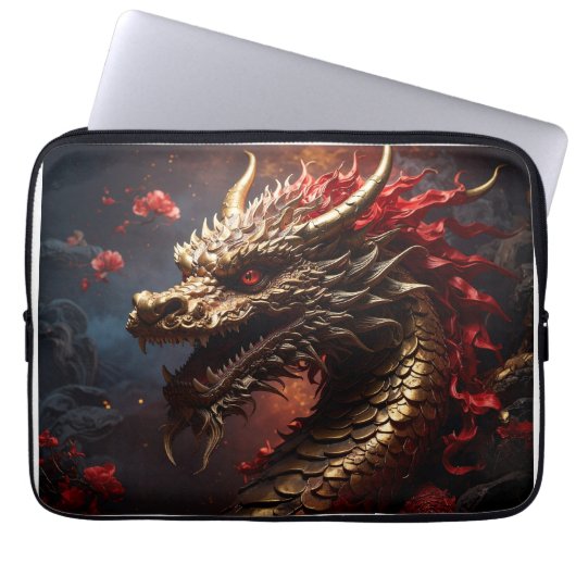 Drache Laptopschutzhülle (Vorderseite)