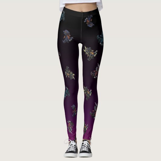 Drache-Leggings Leggings (Vorderseite)