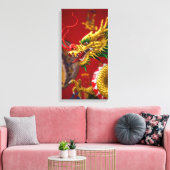 Drache  leinwanddruck (Insitu (Wohnzimmer))