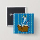 Drache-Lesebuch Button (Vorne & Hinten)