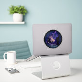 Drache Licht Buchclub Aufkleber (Laptop auf Schreibtisch)