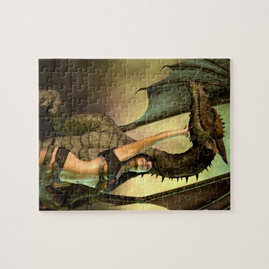 Drache-Liebhaber Puzzle (Horizontal)