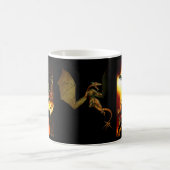 Drache-Mädchen-Tasse Kaffeetasse (Mittel)