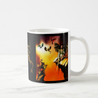 Drache-Mädchen-Tasse Kaffeetasse