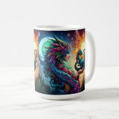 Drache Magie Fantasy Welt Kaffeetasse (VorderseiteRechts)