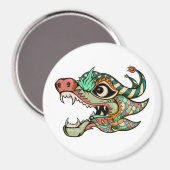 Drache Magnet (Vorderseite/Rückseite)