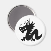 Drache Magnet (Vorderseite/Rückseite)