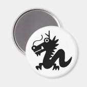 Drache Magnet (Vorderseite/Rückseite)