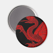 Drache-Magnet Magnet (Vorderseite/Rückseite)