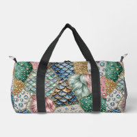 Drache Meerjungfrau | Märchenhafte Duffle-Tasche