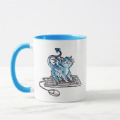 Drache-Miezekatze Tasse (Links)
