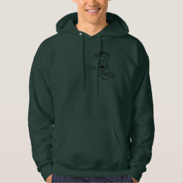 Drache mit Atabaque Trommel Hoodie