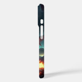 Drache mit Branddesign Case-Mate iPhone Hülle (Rückseite / Links)