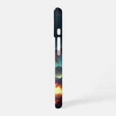 Drache mit Branddesign iPhone 16 Hülle (Linke Seite)