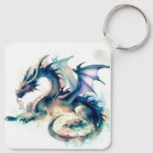 Drache mit Flügeln Schlüsselanhänger (Rückseite)