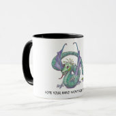 Drache mit gebrannter Klaue Tasse (Vorderseite Links)