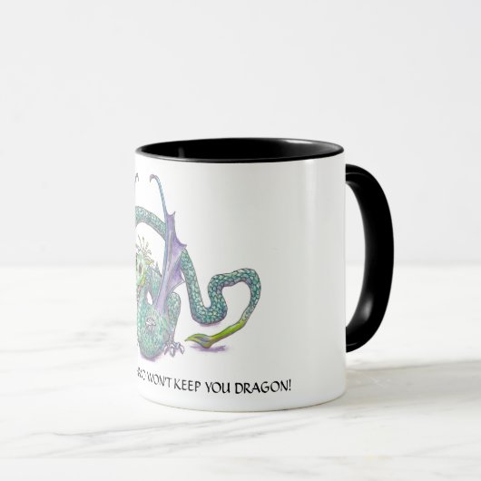 Drache mit gebrannter Klaue Tasse (VorderseiteRechts)