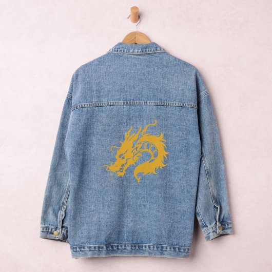 Drache mit gelber Farbe Jeansjacke (Hangar)