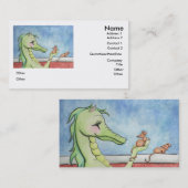 Drache mit Mäusen Visitenkarte (Vorne/Hinten)