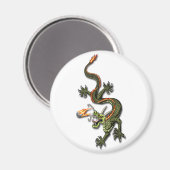 Drache mit Perle Magnet (Vorderseite/Rückseite)