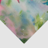 Drache mit rosa Flügel Wasserfarbe Seidenpapier (Detail)