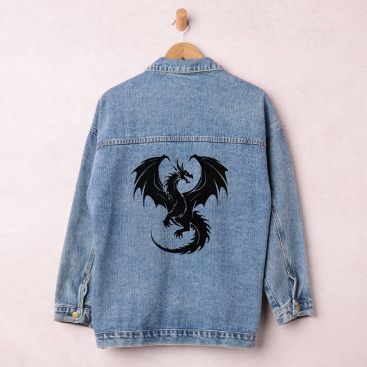 Drache mit schwarzer Farbe Jeansjacke (Hangar)