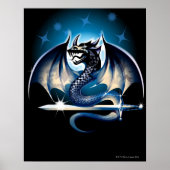 Drache mit Schwert Poster (Vorne)