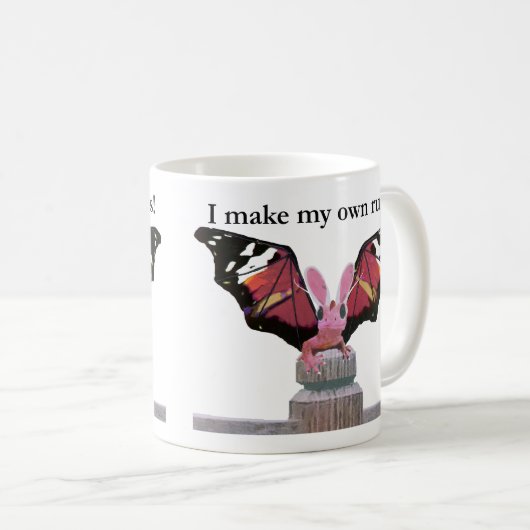 Drache mit sonnigen Ohren Kaffeetasse (VorderseiteRechts)
