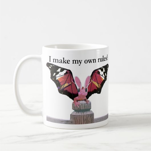 Drache mit sonnigen Ohren Kaffeetasse (Links)