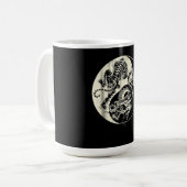 Drache mit Tiger Tattoo YIN und Yang Beast-Kampf Kaffeetasse (Vorderseite Links)