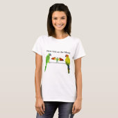 Drache mit Vögeln T-Shirt (Vorne ganz)