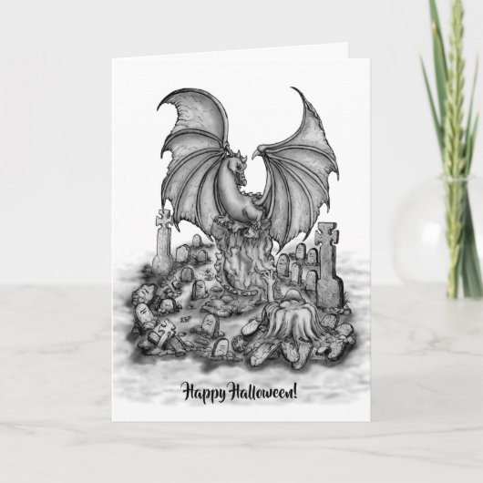 Drache mit Zombie (Vorderseite)