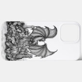 Drache mit Zombie Case-Mate iPhone Hülle (Rückseite (Horizontal))