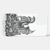 Drache mit Zombie Case-Mate iPhone Hülle (Rückseite (Horizontal))