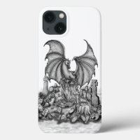 Drache mit Zombie