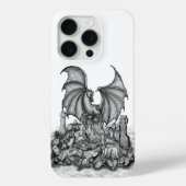 Drache mit Zombie Case-Mate iPhone Hülle (Rückseite)