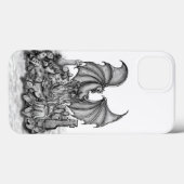 Drache mit Zombie Case-Mate iPhone Hülle (Rückseite (Horizontal))
