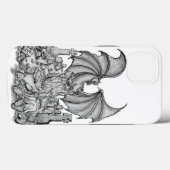 Drache mit Zombie Case-Mate iPhone Hülle (Rückseite (Horizontal))