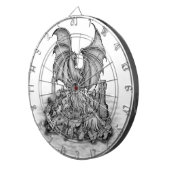 Drache mit Zombie Dartscheibe (Vorderseite rechts)