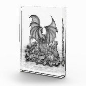 Drache mit Zombie Fotoblock (Rechts)