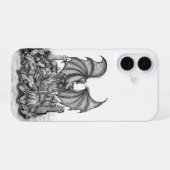 Drache mit Zombie iPhone 16 Hülle (Rückseite (Horizontal))